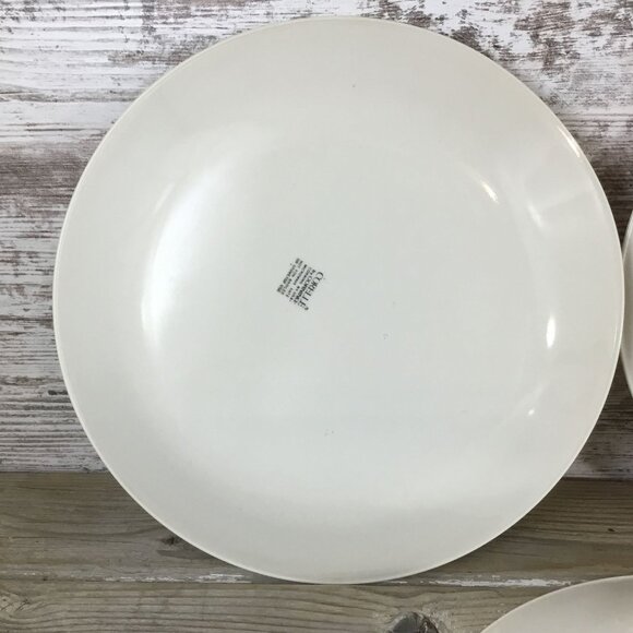 Corelle Summer Blossom Beige 10 1/4" Dinner Plates Set Of 3 - Picture 5 of 7